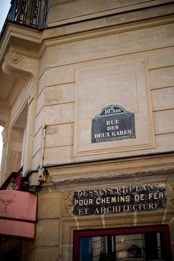 Hotel Les Deux Gares Paris Exterior foto